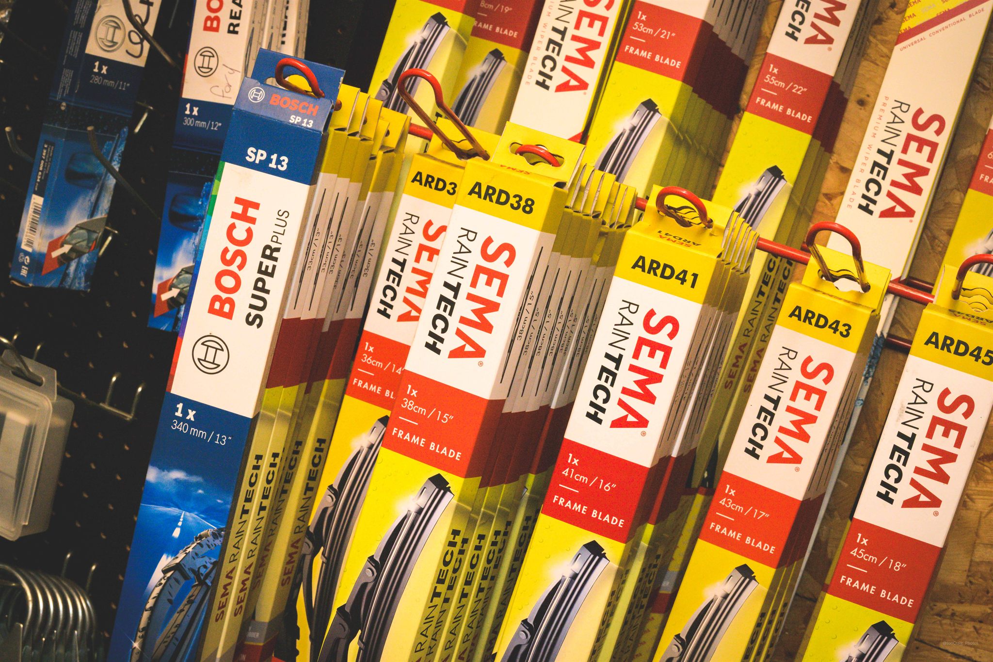 Range of replacement wiper blades, bulbs, and service parts at Langdon Motors